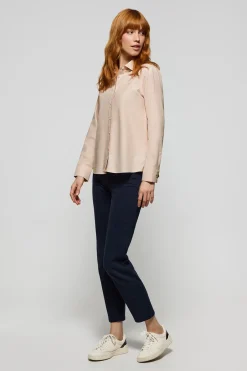 Polo Club Chemises*Chemise Oxford à logo brodé Pêche