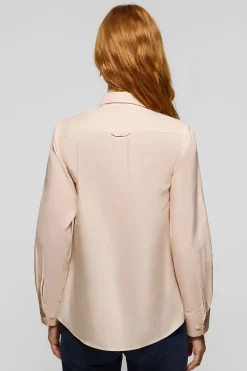 Polo Club Chemises*Chemise Oxford à logo brodé Pêche