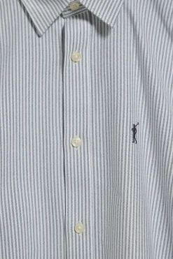Polo Club Chemises*Chemise Oxford rayée e Yale avec logo brodé Rigby Go Gris