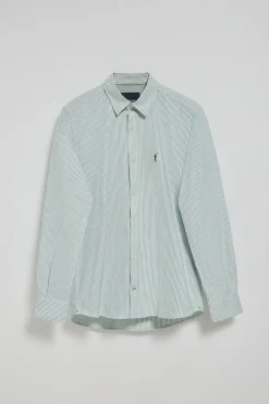 Polo Club Chemises*Chemise Oxford rayée e Yale avec logo brodé Rigby Go Vert