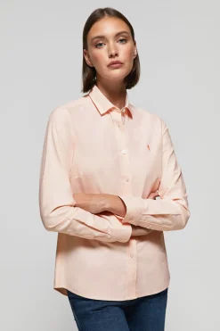 Polo Club Chemises*Chemise Oxford Regular fit couleur avec logo Rigby Go Pêche