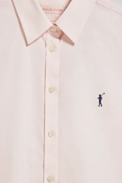 Polo Club Chemises*Chemise Oxford avec logo brodé Rigby Go Rose pâle