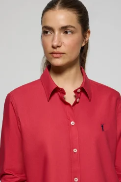 Polo Club Chemises*Chemise Oxford avec logo brodé Rigby Go Rouge