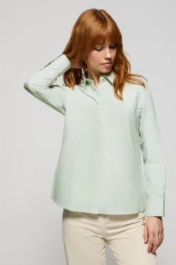 Polo Club Chemises*Chemise Oxford à logo brodé Vert Clair