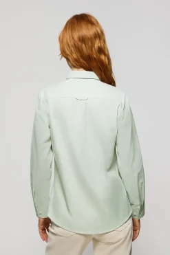 Polo Club Chemises*Chemise Oxford à logo brodé Vert Clair