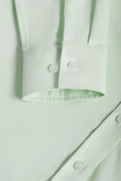 Polo Club Chemises*Chemise Oxford à logo brodé Vert Clair