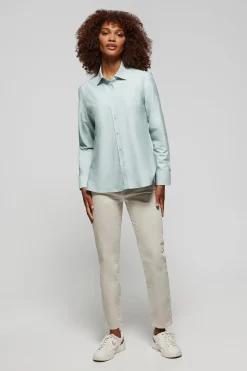 Polo Club Chemises*Chemise Oxford e à logo brodé Vert