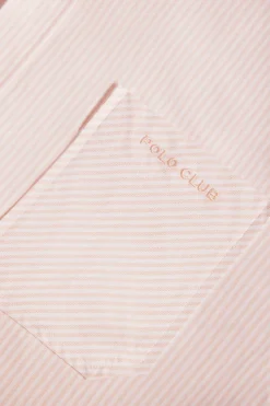 Polo Club Chemises*Chemise rayée Oxford tendre avec broderie Orange