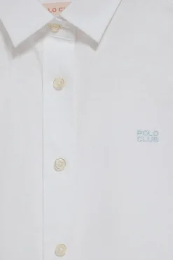 Polo Club Chemises*Chemise regular fit he une broderie Blanc