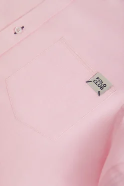 Polo Club Chemises*Chemise rose en lin avec poche sur la poitrine Rose clair