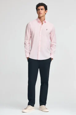 Polo Club Chemises*Chemise en popeline et coupe slim avec logo Rigby Go Rose