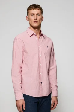Polo Club Chemises*Chemise Pharrel rayée avec logo Rigby Go brodé Rouge