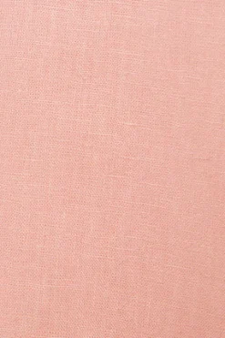 Polo Club Chemises*Chemise loose fit en lin et coton avec monogramme brodé Saumon