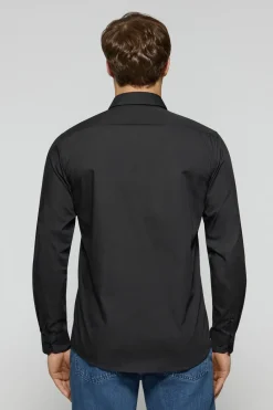 Polo Club Chemises*Chemise Slim en popeline e avec logo brodé Rigby Go Noir