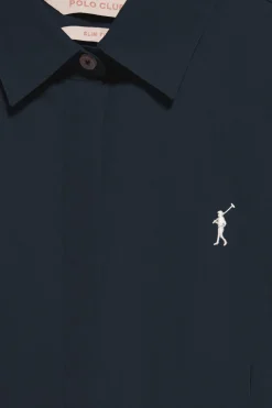 Polo Club Chemises*Chemise Slim en popeline avec logo brodé Rigby Go Bleu Marine
