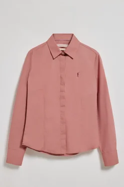 Polo Club Chemises*Chemise Slim en popeline corail avec logo brodé Rigby Go Coral