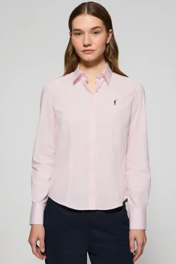 Polo Club Chemises*Chemise Slim en popeline avec logo brodé Rigby Go Rose