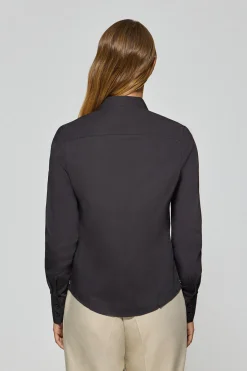 Polo Club Chemises*Chemise Slim en popeline e avec logo brodé Rigby Go Noir