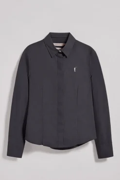 Polo Club Chemises*Chemise Slim en popeline e avec logo brodé Rigby Go Noir