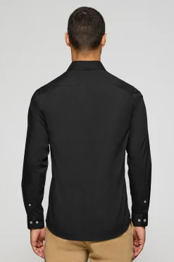 Polo Club Chemises*Chemise Slim en popeline e avec logo brodé Rigby Go Noir