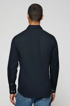 Polo Club Chemises*Chemise Slim en popeline avec logo brodé Rigby Go Bleu Marine