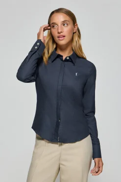 Polo Club Chemises*Chemise slim Oxford avec logo brodé Rigby Go Bleu Marine