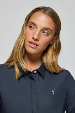 Polo Club Chemises*Chemise slim Oxford avec logo brodé Rigby Go Bleu Marine