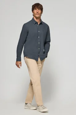 Polo Club Chemises*Chemise Stanford avec logo brodé Rigby ton sur ton Bleu Marine
