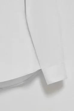 Polo Club Chemises*Chemise super slim fit en popeline he avec logo brodé Blanc