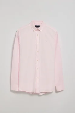 Polo Club Chemises*Chemise unie en tissu Oxford avec logo brodé Rose