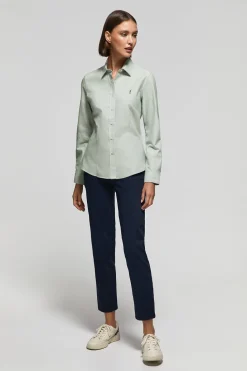 Polo Club Chemises*Chemise oxford Slim Fit avec logo Rigby Go Vert jade