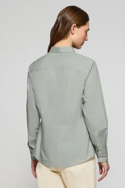 Polo Club Chemises*Chemise slim fit en popeline à logo Vert jade