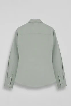Polo Club Chemises*Chemise slim fit en popeline à logo Vert jade