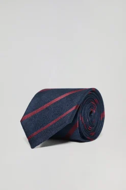 Polo Club Accessoires*Cravate en soie motifs rayés avec logo Multicolore