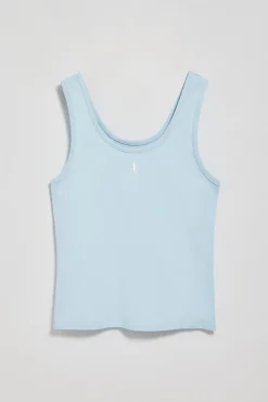 Polo Club T-Shirts*Débardeur bleu clair avec broderie Rigby Go Bleu ciel