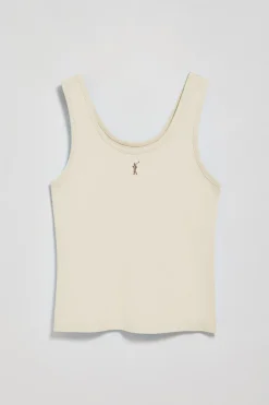 Polo Club T-Shirts*Débardeur écru avec broderie Rigby Go Beige