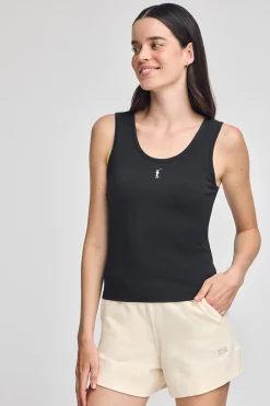 Polo Club T-Shirts*Débardeur avec broderie Rigby Go Noir