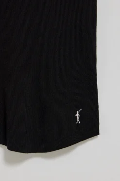 Polo Club Pulls*Débardeur côtelé avec Rigby Go brodé Noir