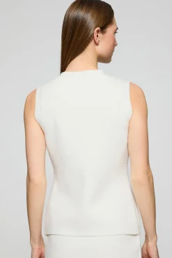 Polo Club Pulls*Gilet en maille Lalisa boutonné avec bouton nacré Beige