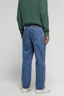 Polo Club Pantalons*Jean cinq poches en bleu avec détails Denim