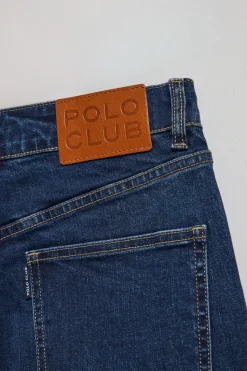 Polo Club Pantalons*Jeans jambes larges Jana Bleu Indigo