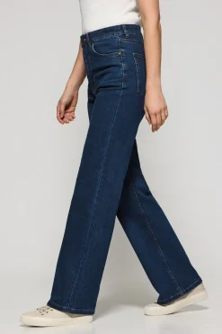 Polo Club Pantalons*Jeans jambes larges Jana Bleu Indigo