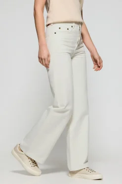 Polo Club Pantalons*Jeans jambes larges Jana Blanc