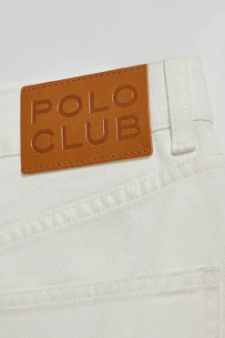 Polo Club Pantalons*Jeans jambes larges Jana Blanc