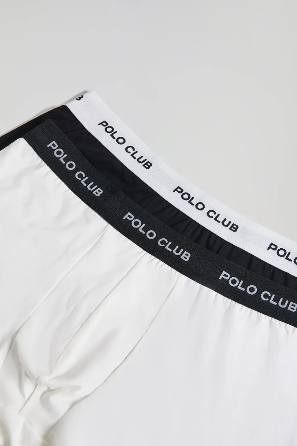Polo Club Packs*Lot de deux boxers blanc et noir avec logo Multicolore