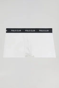 Polo Club Packs*Lot de deux boxers blanc et noir avec logo Multicolore