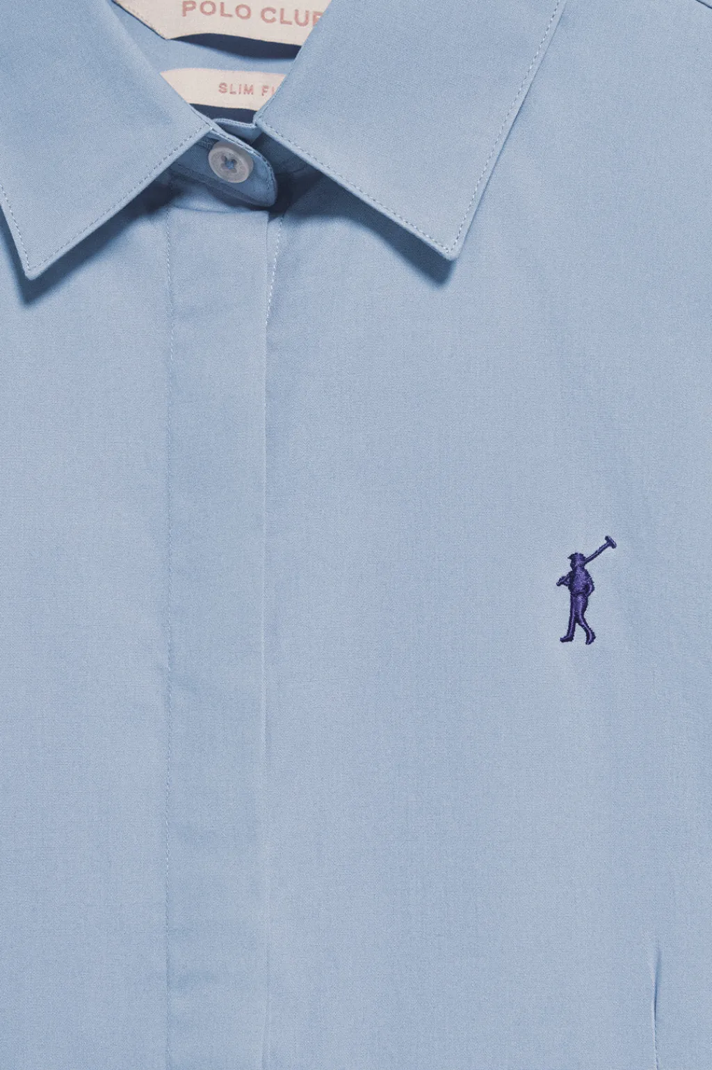 Polo Club Chemises|Packs*Lot de deux chemises bleu ciel et blanc avec logo Rigby Go Multicolore