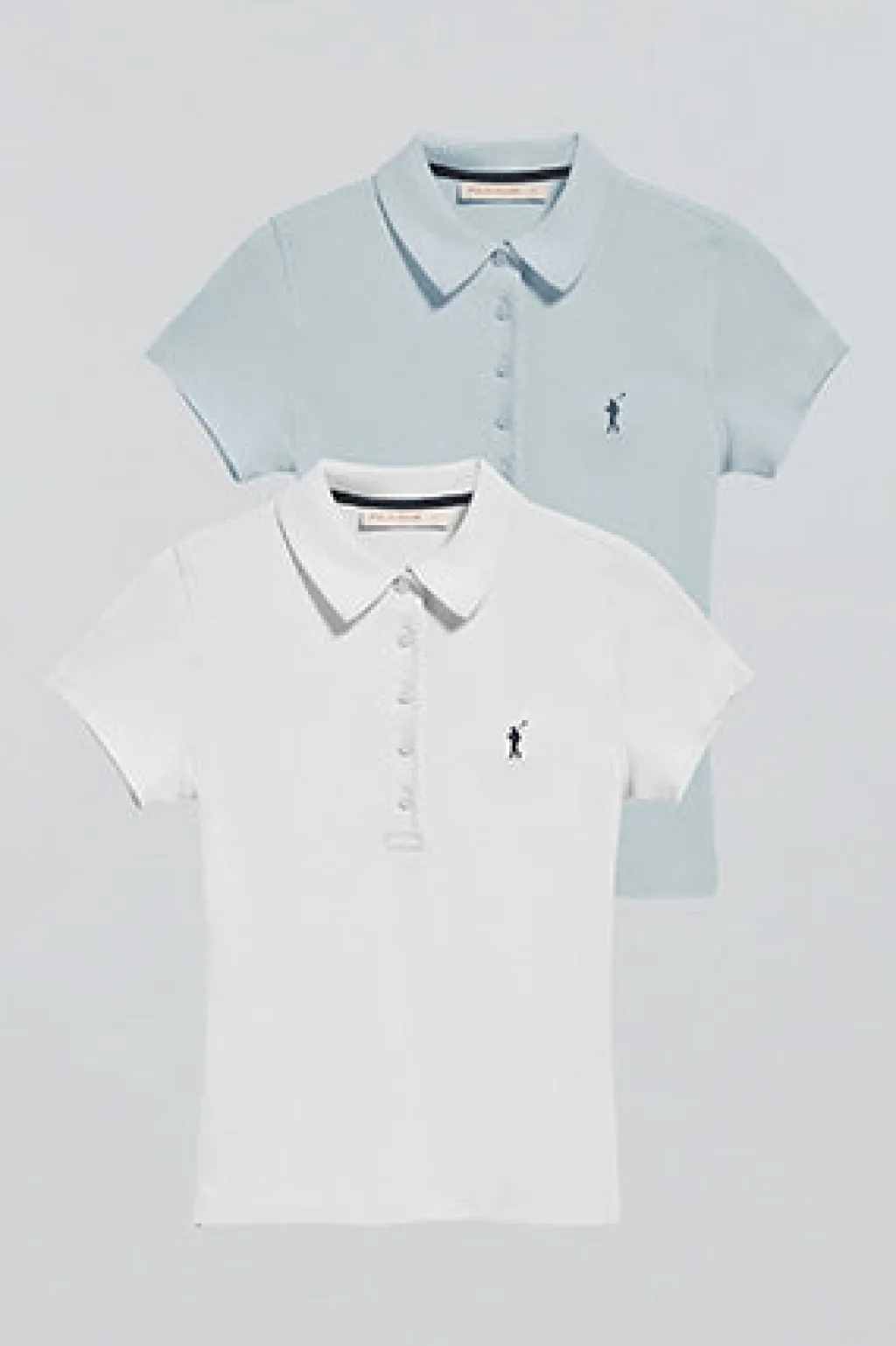 Polo Club Polos|Packs*Lot de deux polos bleu clair et blanc avec logo Rigby Go Multicolore