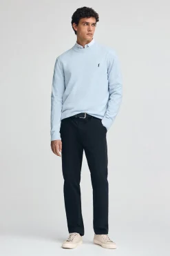 Polo Club Pulls|Packs*Lot de deux pulls en laine mélangée bleu marine et bleu clair chiné pour homme avec broderie Rigby Go Multicolore