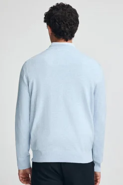 Polo Club Pulls|Packs*Lot de deux pulls en laine mélangée bleu marine et bleu clair chiné pour homme avec broderie Rigby Go Multicolore